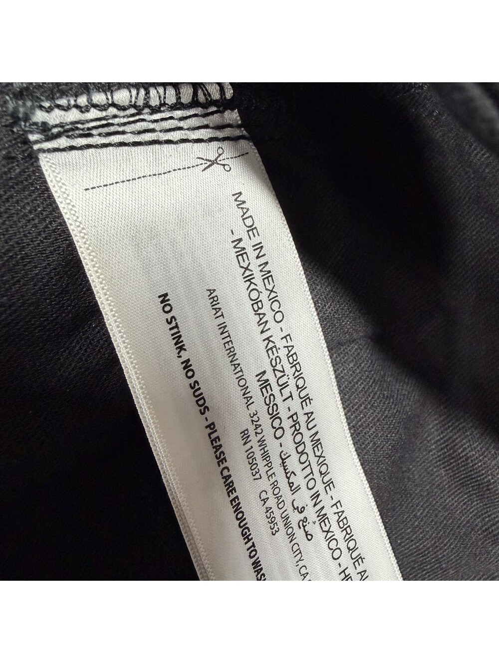 Ariat Trouser Pant Mid Rise Forever Wide Leg Women 29x32 Black Stretch NWT - Picture 8 of 15